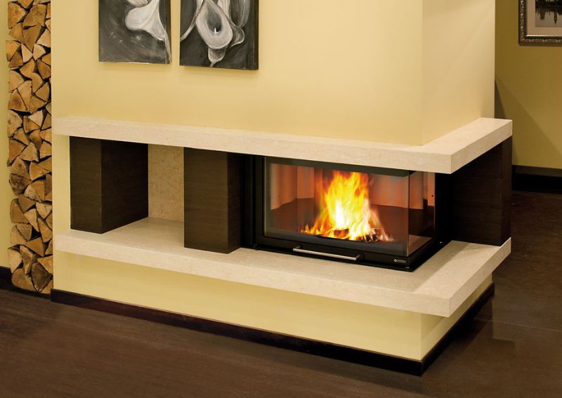 Italian Wood Burning Fireplace